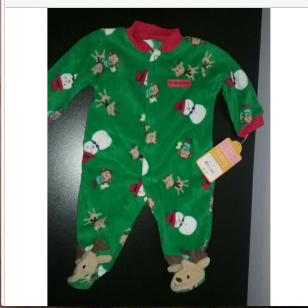 New Carter's My First Christmas Newborn Sleeper - Picture 1 of 1